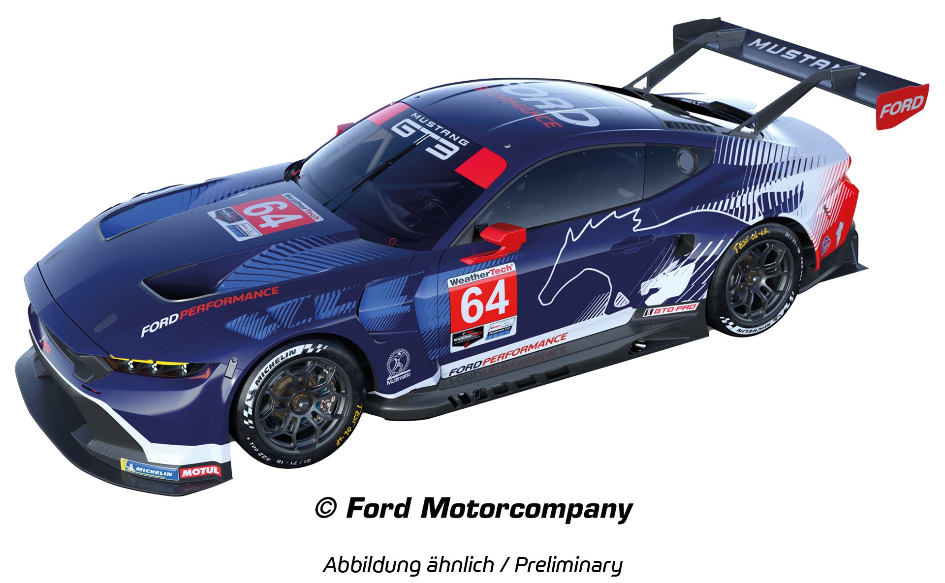 Ford Mustang GT3 "Ford Performance, No.64"